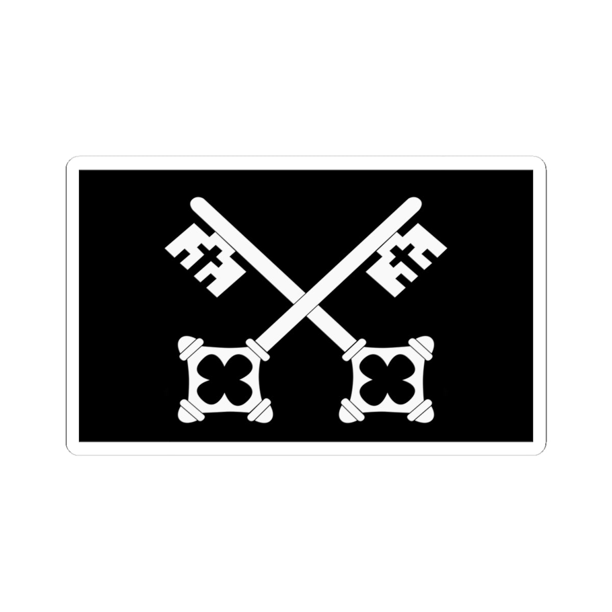 Flag of the Diocese of St Asaph (United Kingdom) STICKER Vinyl Kiss-Cut Decal
