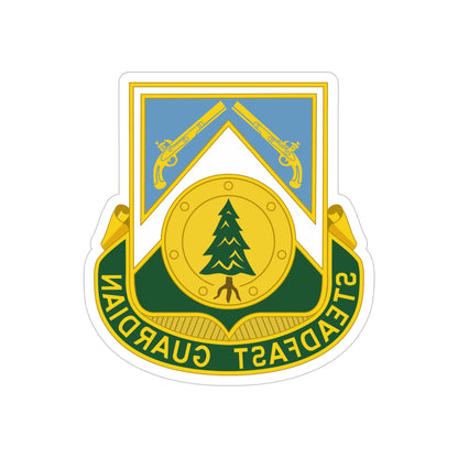 390th Military Police Battalion (U.S. Army) REVERSE PRINT Transparent STICKER-6" × 6"-The Sticker Space