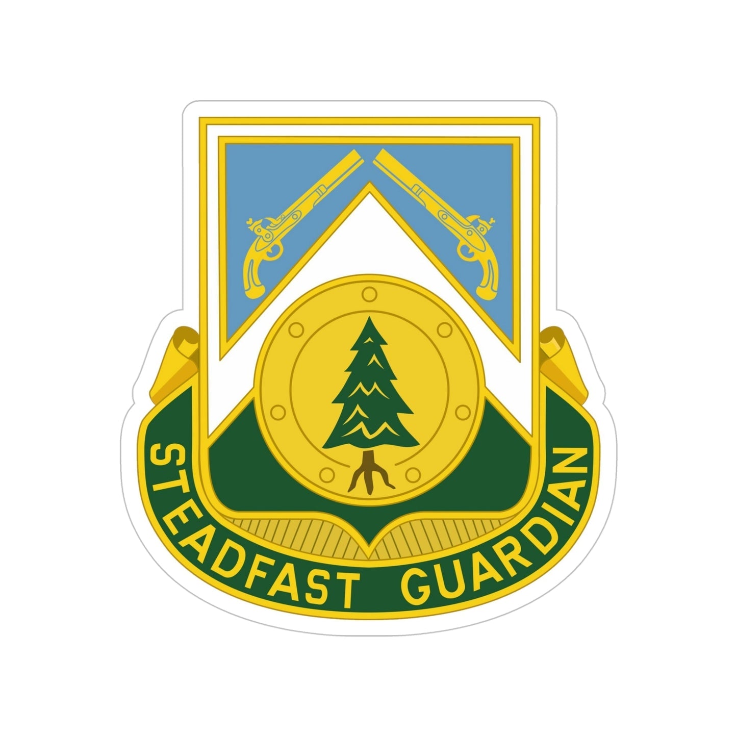 390th Military Police Battalion (U.S. Army) Transparent STICKER Die-Cut Vinyl Decal-5 Inch-The Sticker Space