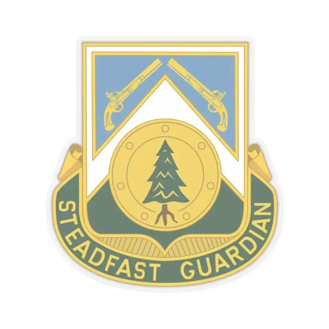 390th Military Police Battalion (U.S. Army) STICKER Vinyl Kiss-Cut Decal 2 Inch Transparent - The Sticker Space