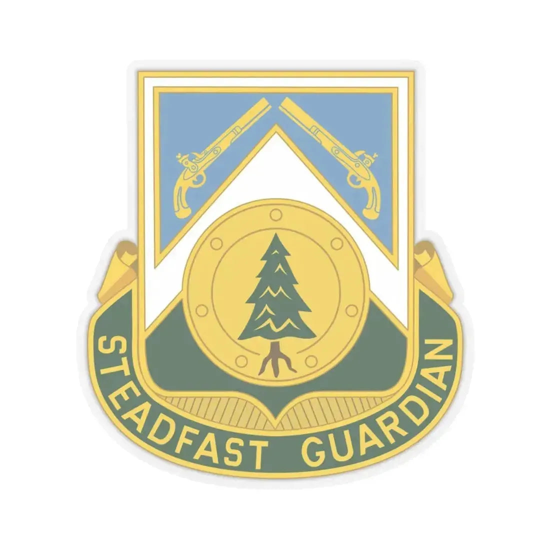 390th Military Police Battalion (U.S. Army) STICKER Vinyl Kiss-Cut Decal 4 Inch Transparent - The Sticker Space