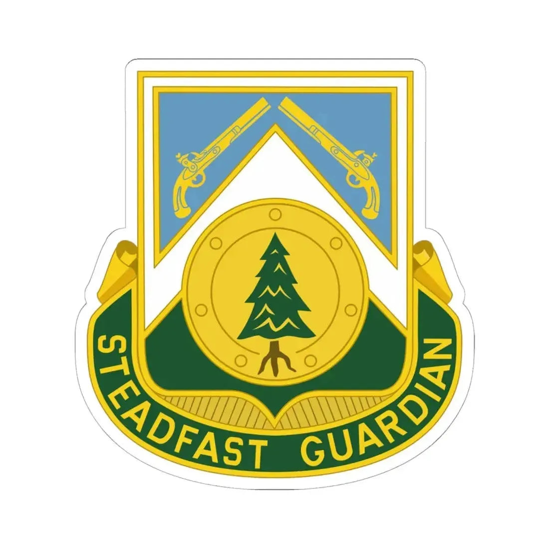 390th Military Police Battalion (U.S. Army) STICKER Vinyl Kiss-Cut Decal 6 Inch White - The Sticker Space