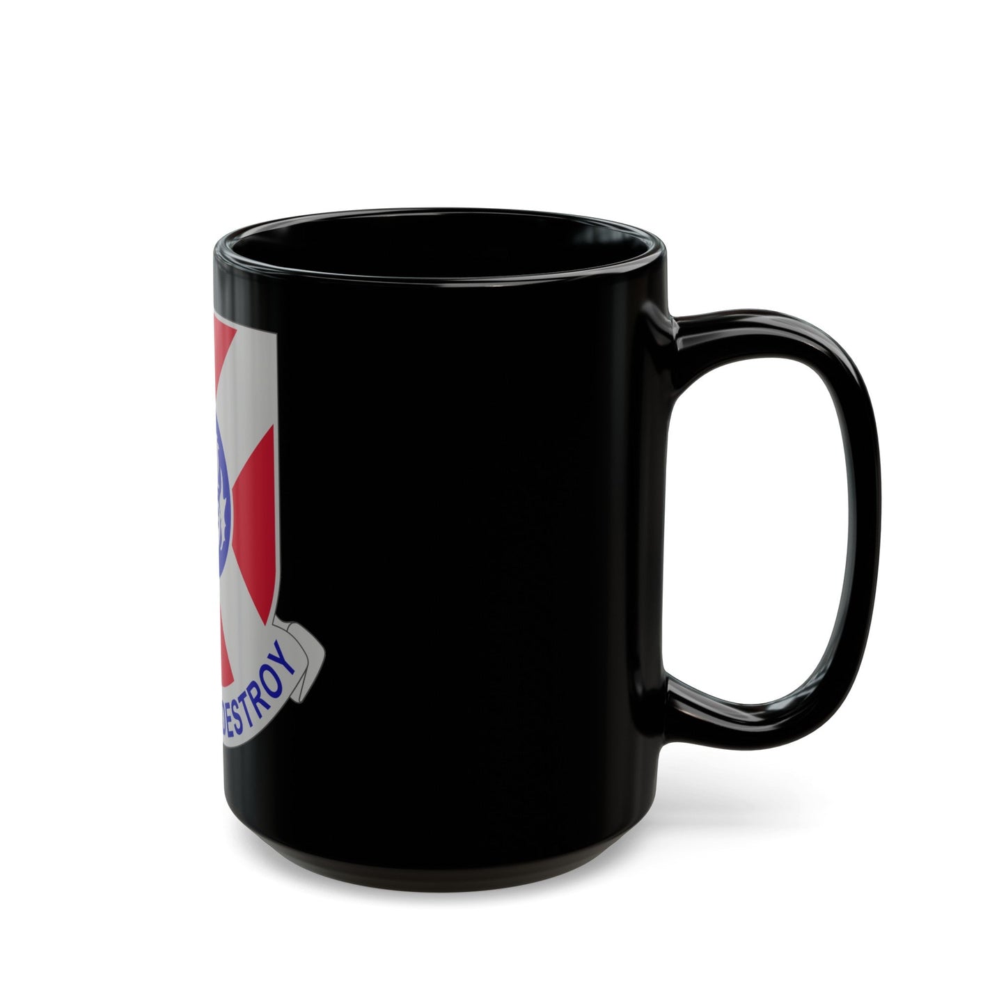 391 Engineer Battalion (U.S. Army) Black Coffee Mug-The Sticker Space