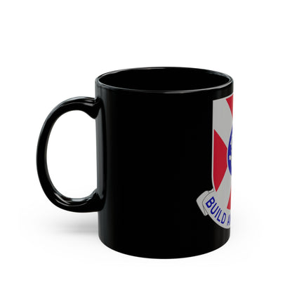 391 Engineer Battalion (U.S. Army) Black Coffee Mug-The Sticker Space