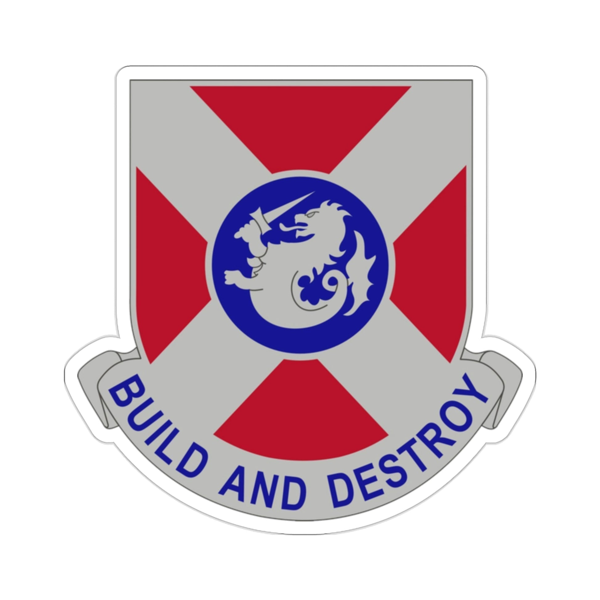 391 Engineer Battalion (U.S. Army) STICKER Vinyl Die-Cut Decal-2 Inch-The Sticker Space