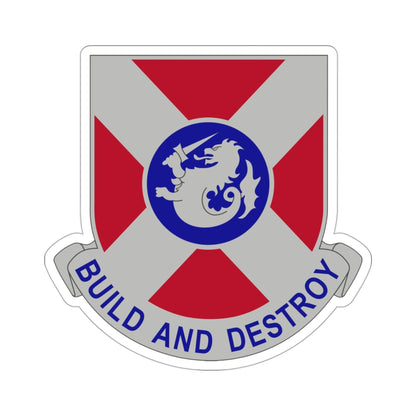 391 Engineer Battalion (U.S. Army) STICKER Vinyl Die-Cut Decal-3 Inch-The Sticker Space