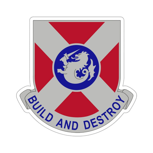 391 Engineer Battalion (U.S. Army) STICKER Vinyl Die-Cut Decal-6 Inch-The Sticker Space