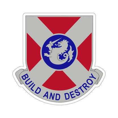 391 Engineer Battalion (U.S. Army) STICKER Vinyl Die-Cut Decal - The Sticker Space