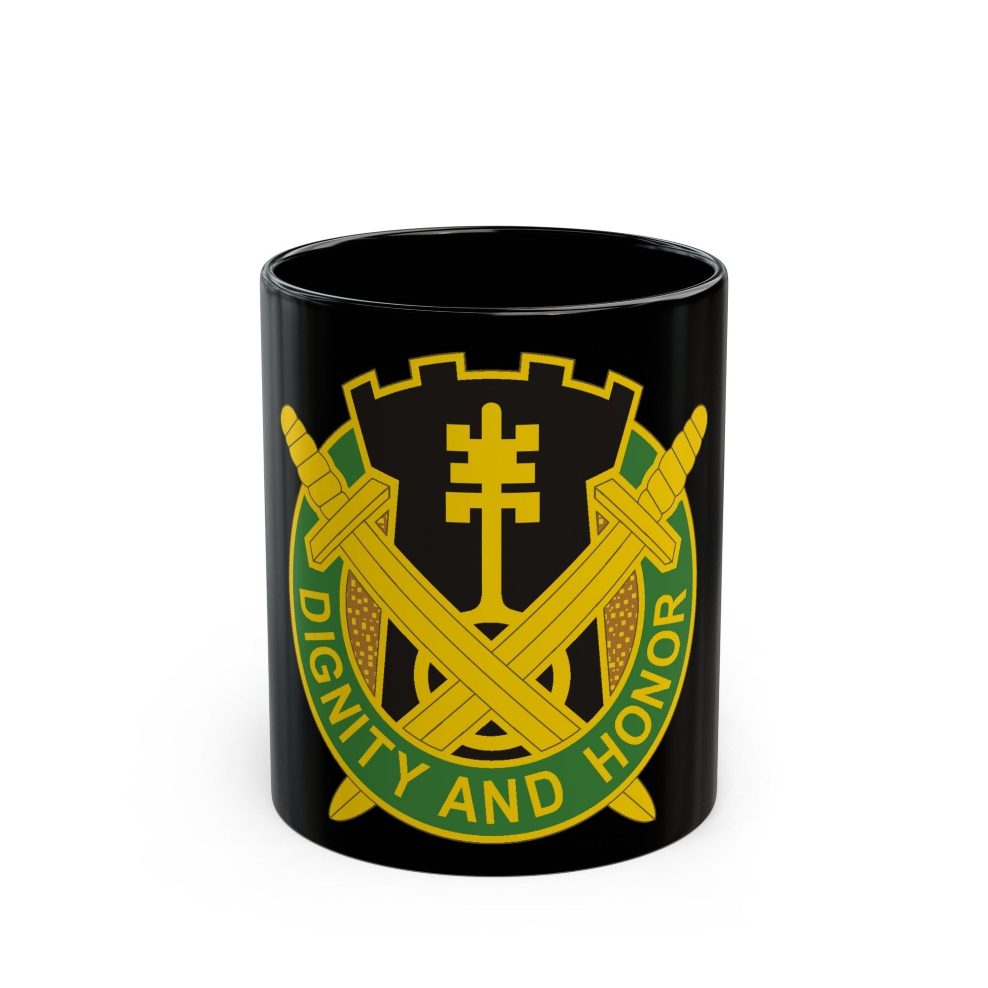 391 Military Police Battalion (U.S. Army) Black Coffee Mug-11oz-The Sticker Space