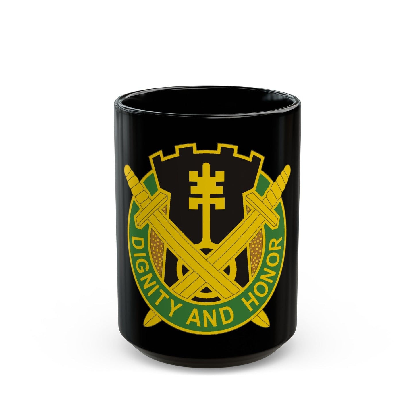 391 Military Police Battalion (U.S. Army) Black Coffee Mug-15oz-The Sticker Space