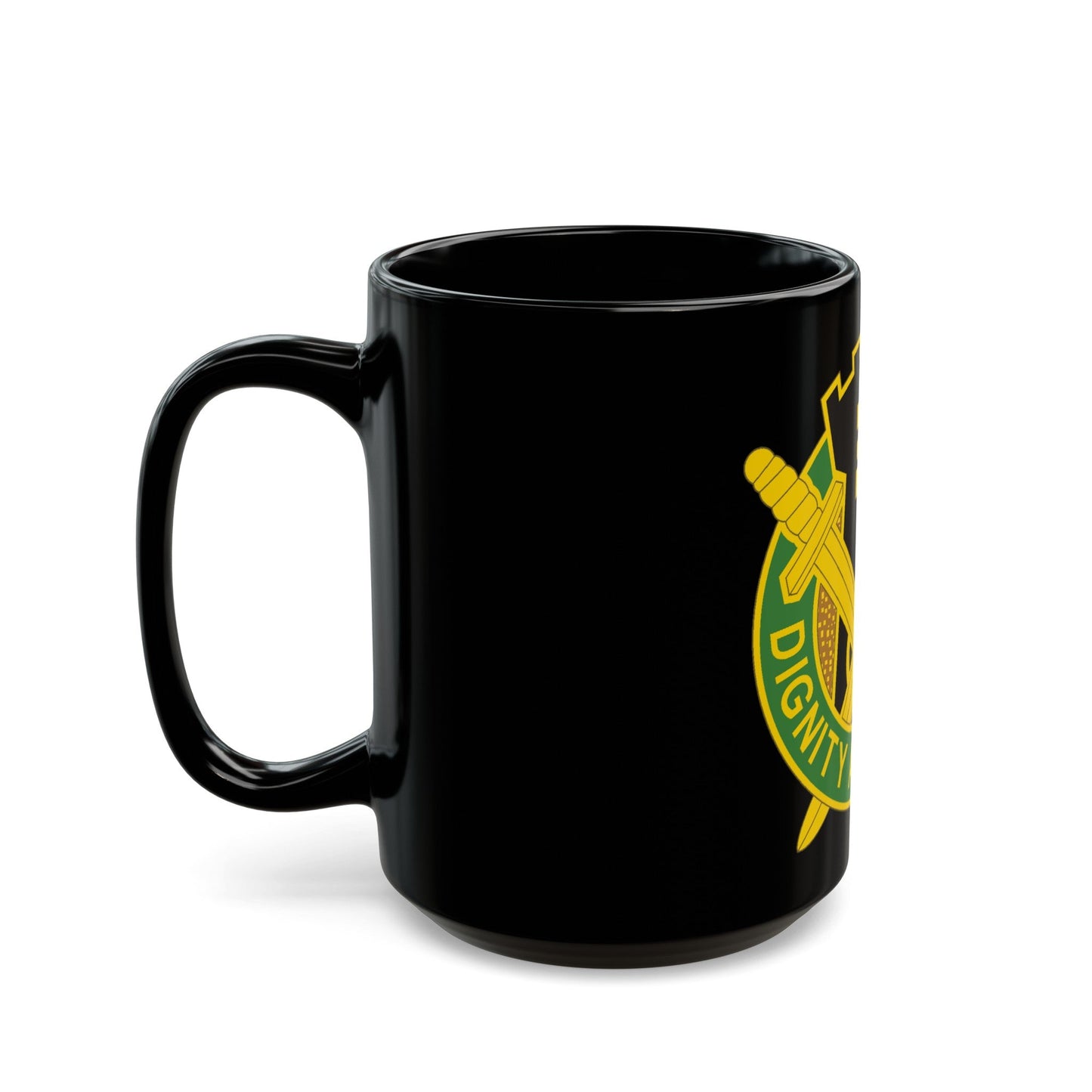 391 Military Police Battalion (U.S. Army) Black Coffee Mug-The Sticker Space