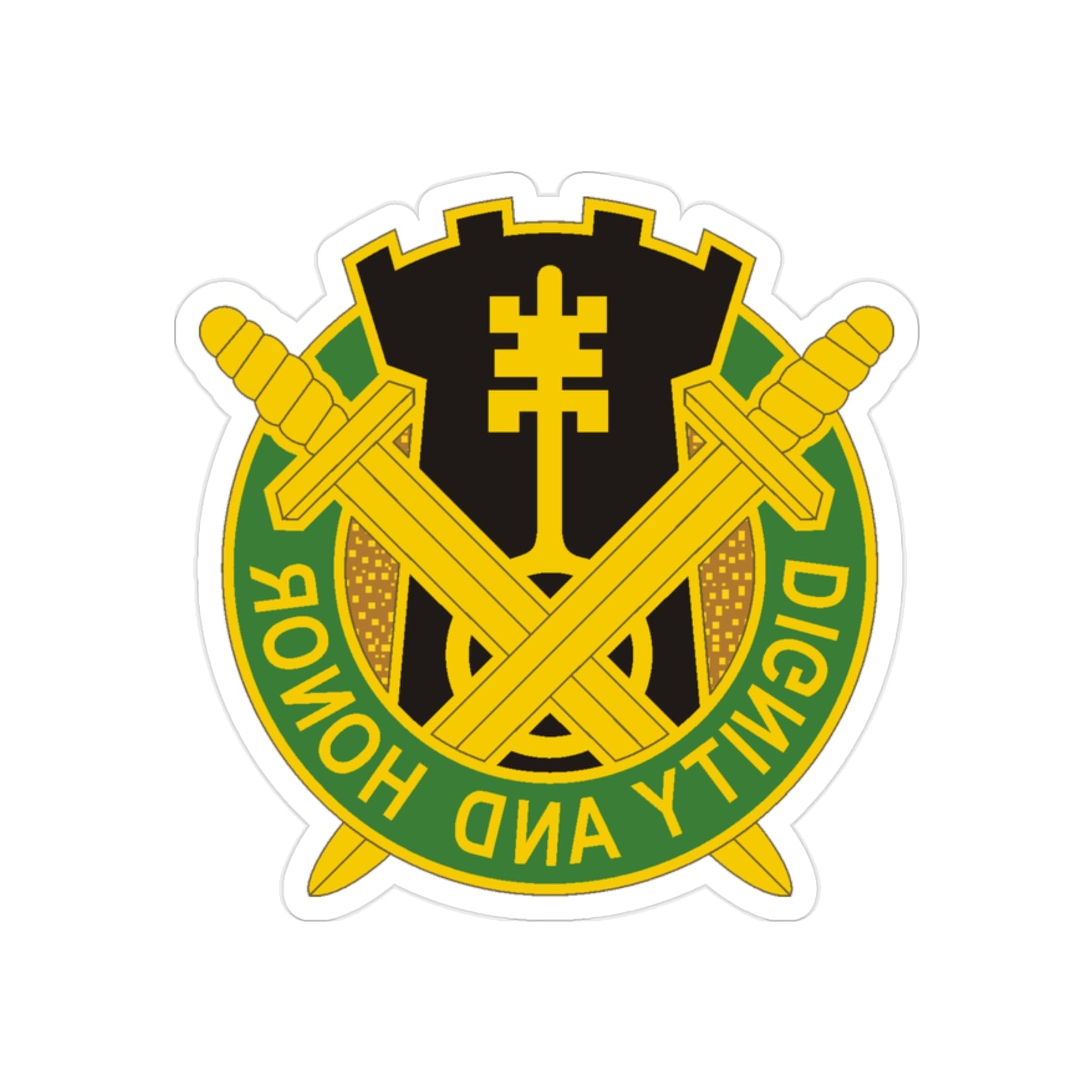 391 Military Police Battalion (U.S. Army) REVERSE PRINT Transparent STICKER-2 Inch-The Sticker Space