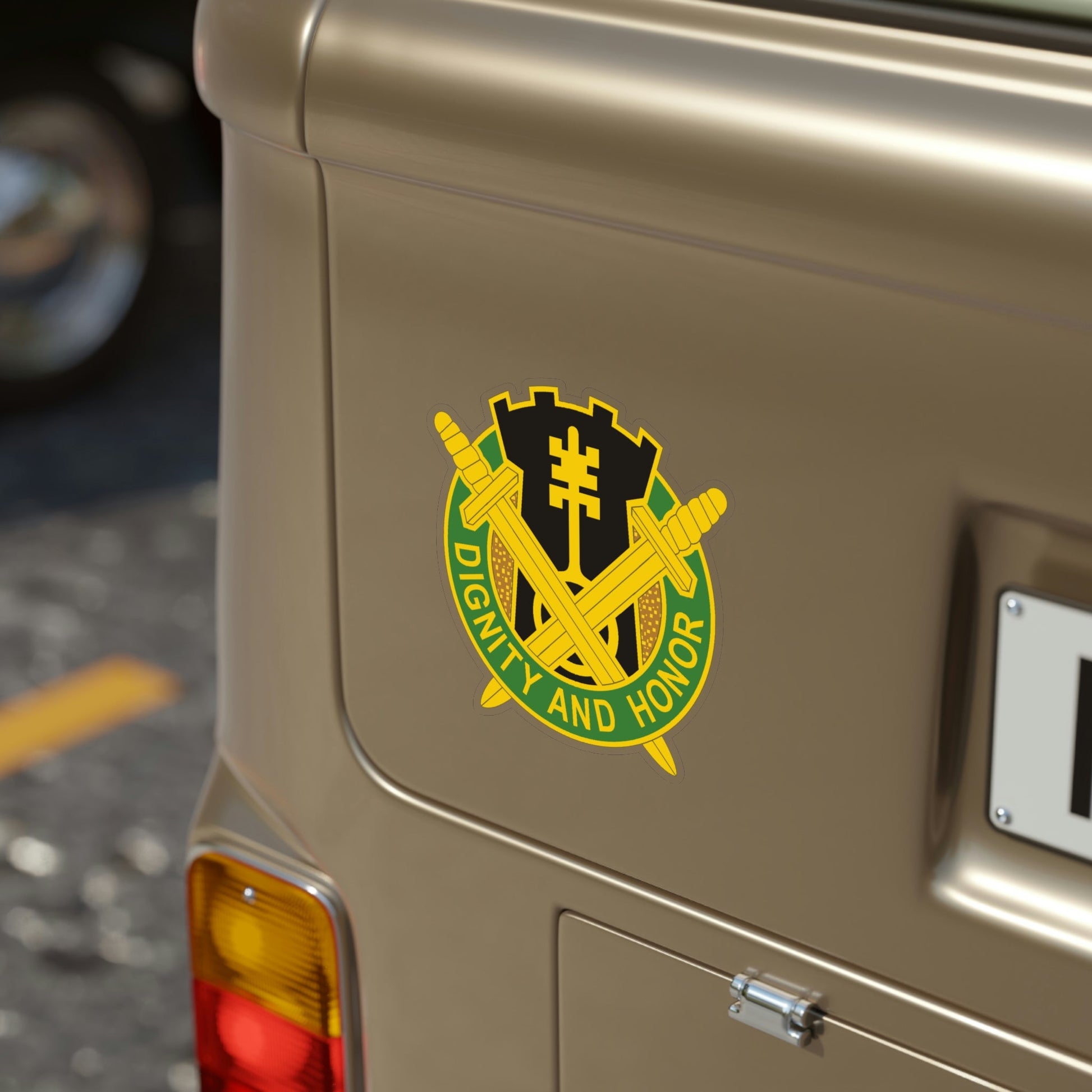 391 Military Police Battalion (U.S. Army) Transparent STICKER Die-Cut Vinyl Decal-The Sticker Space