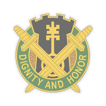 391 Military Police Battalion (U.S. Army) STICKER Vinyl Kiss-Cut Decal 3 Inch Transparent - The Sticker Space