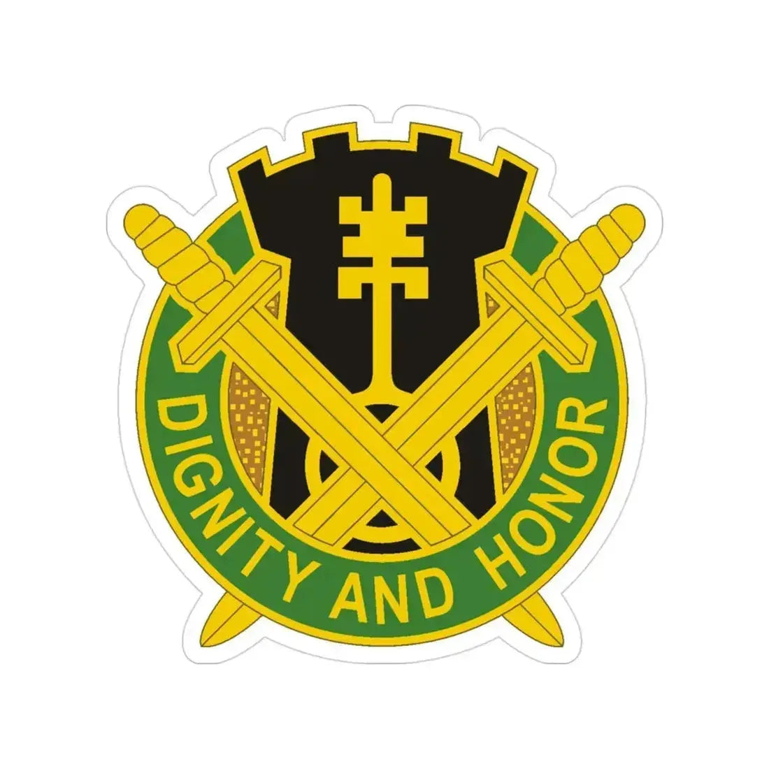 391 Military Police Battalion (U.S. Army) Transparent STICKER Die-Cut Vinyl Decal 3 Inch - The Sticker Space