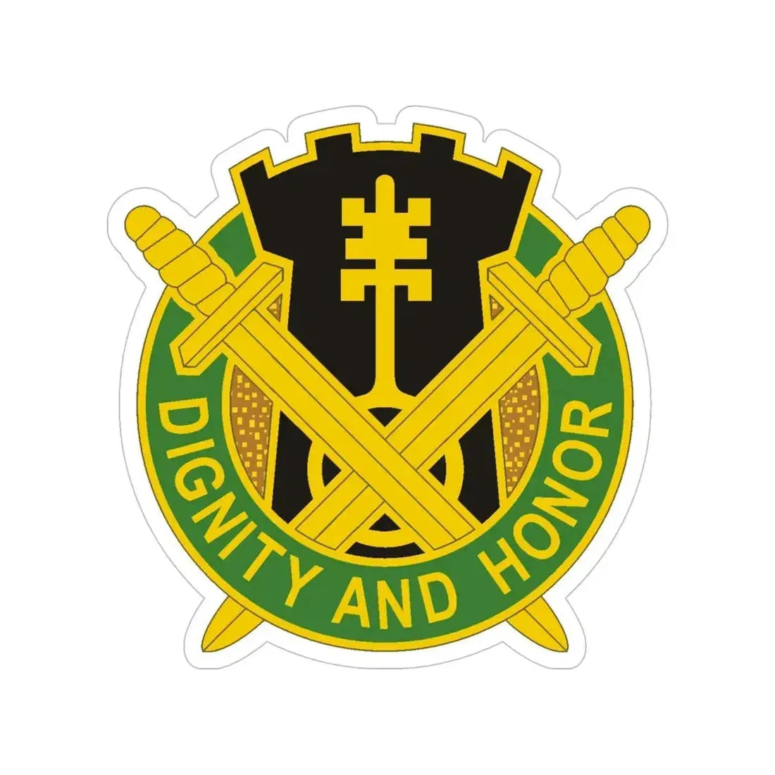 391 Military Police Battalion (U.S. Army) Transparent STICKER Die-Cut Vinyl Decal - The Sticker Space