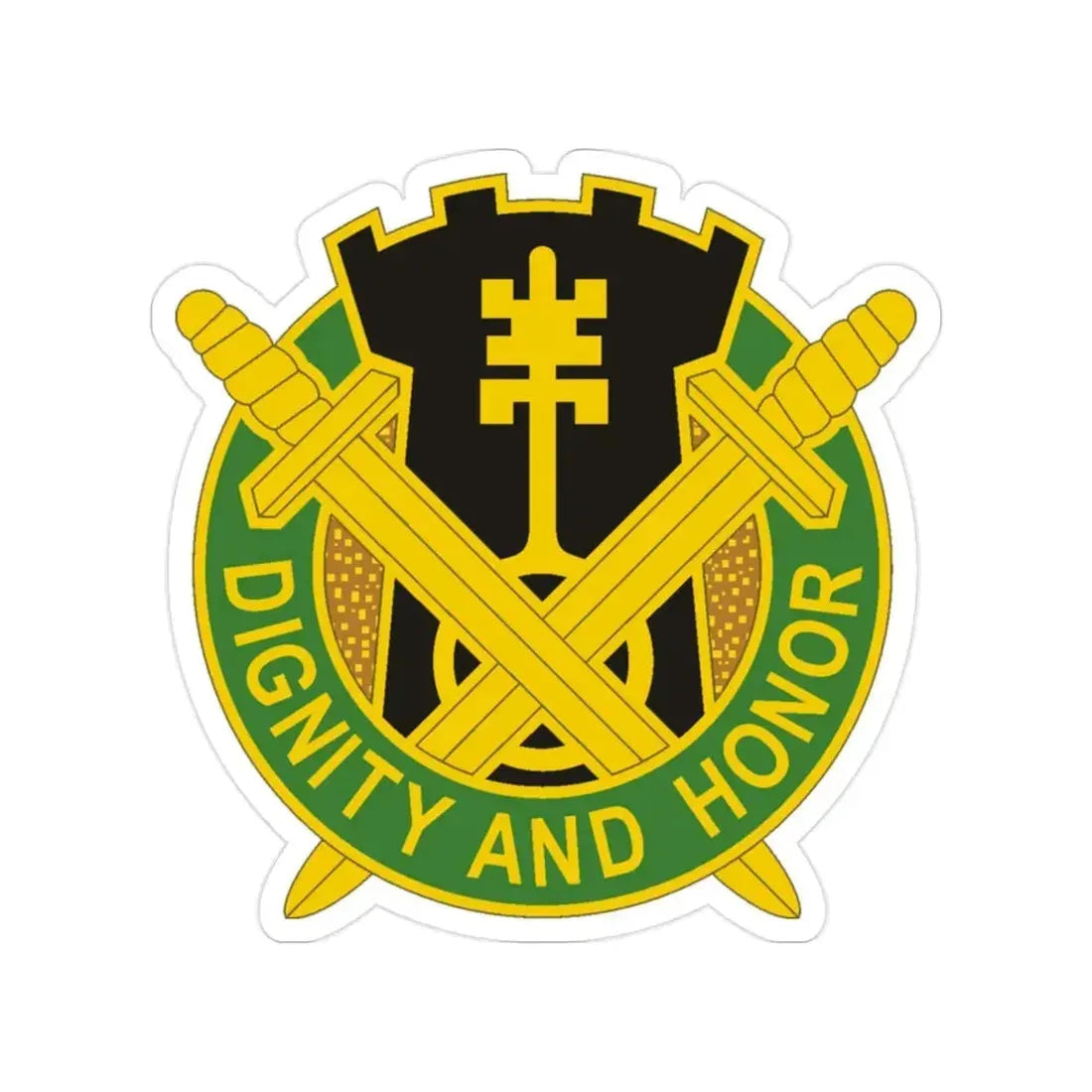 391 Military Police Battalion (U.S. Army) Transparent STICKER Die-Cut Vinyl Decal - The Sticker Space
