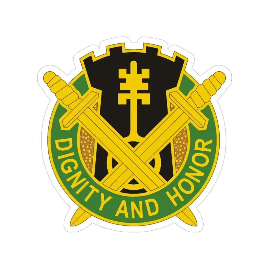 391 Military Police Battalion (U.S. Army) Transparent STICKER Die-Cut Vinyl Decal - The Sticker Space