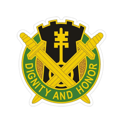 391 Military Police Battalion (U.S. Army) Transparent STICKER Die-Cut Vinyl Decal - The Sticker Space