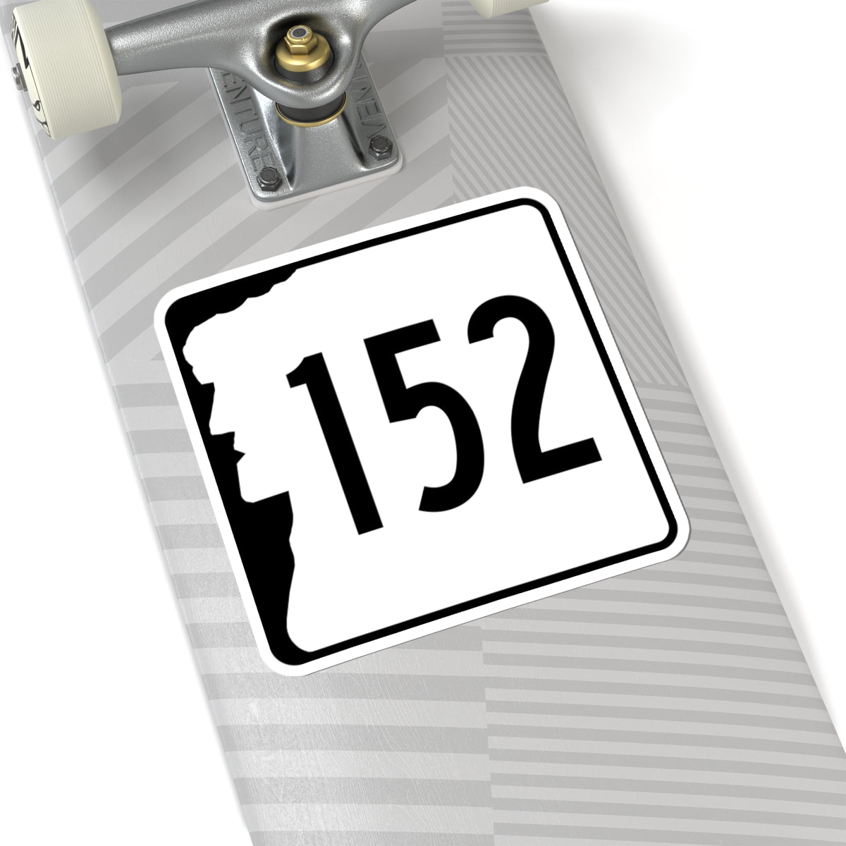 NH Route 152 (New Hampshire) (Road Sign) STICKER Vinyl Kiss-Cut Decal