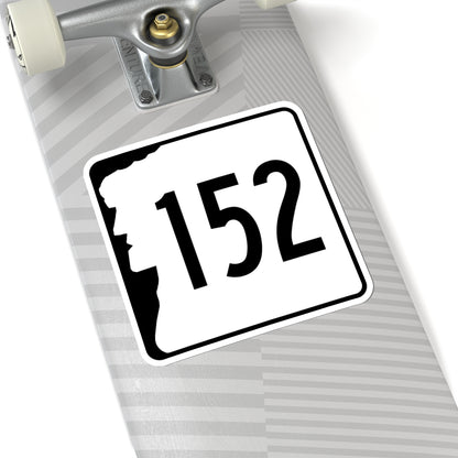 NH Route 152 (New Hampshire) (Road Sign) STICKER Vinyl Kiss-Cut Decal