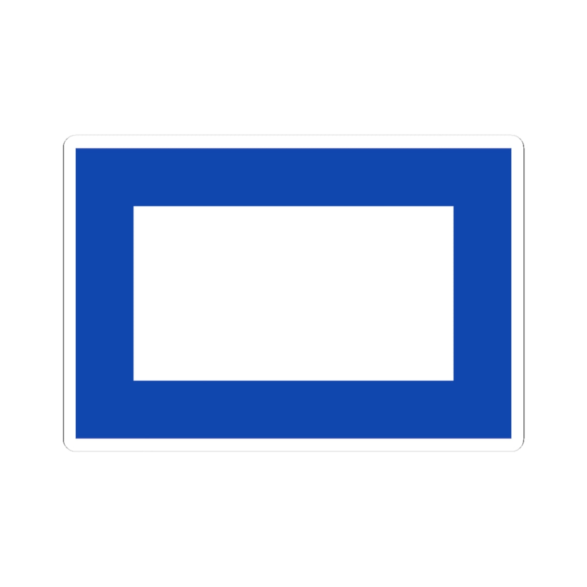Flag maritime malaga (Spain) STICKER Vinyl Kiss-Cut Decal