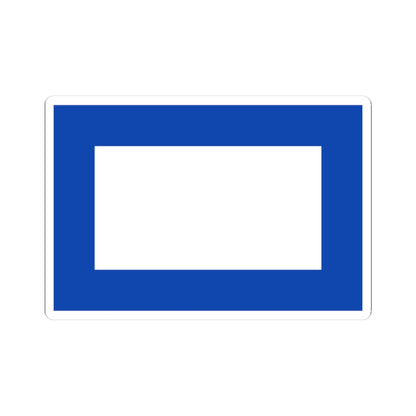 Flag maritime malaga (Spain) STICKER Vinyl Kiss-Cut Decal