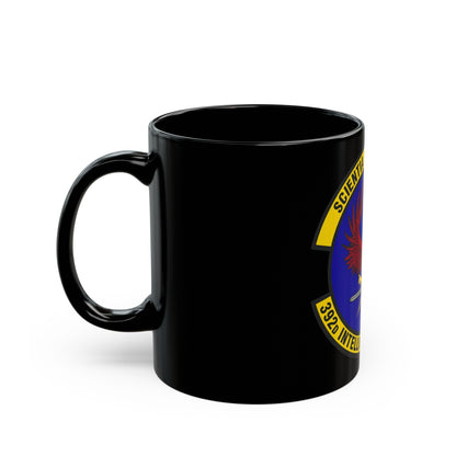 392 Intelligence Squadron ACC (U.S. Air Force) Black Coffee Mug-The Sticker Space