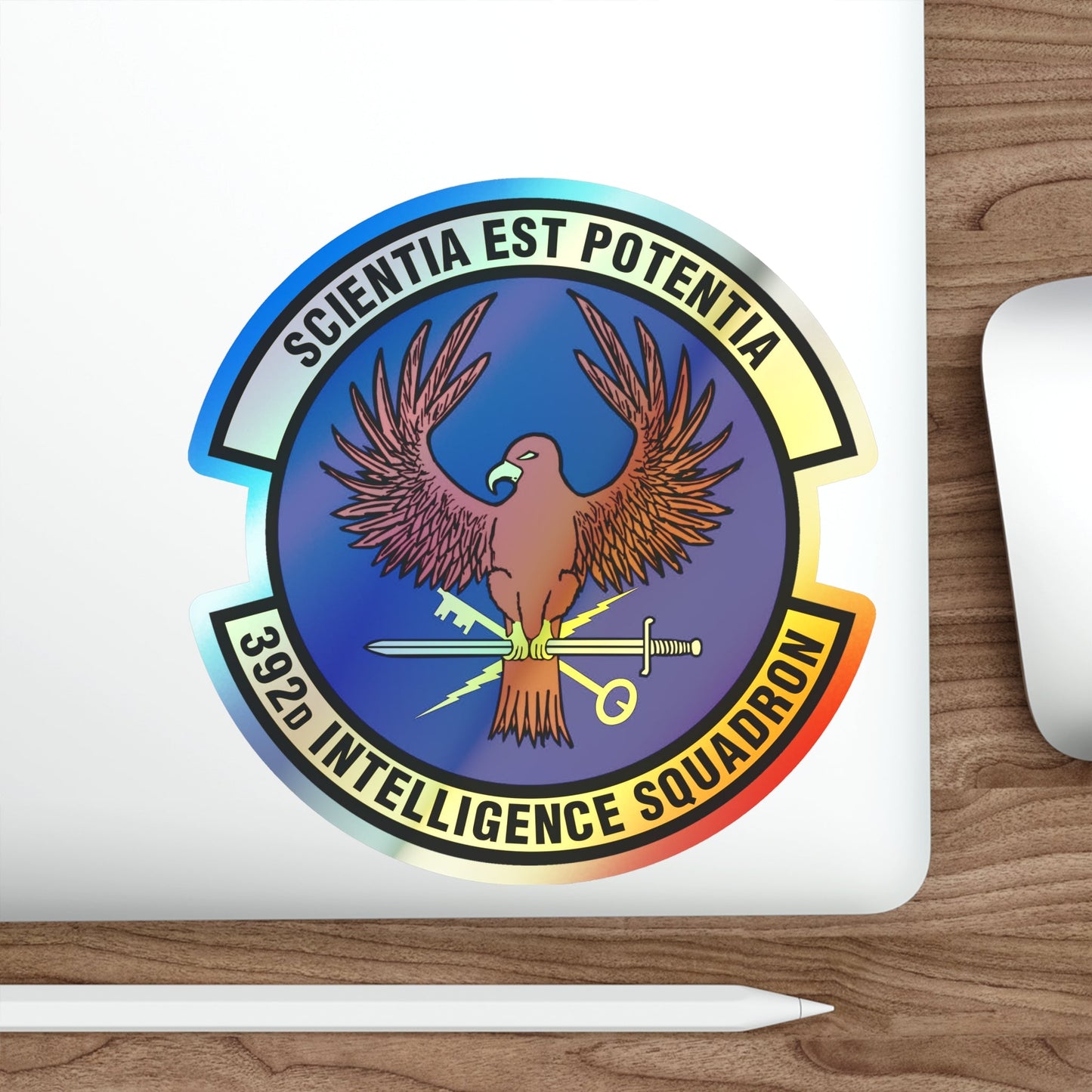 392 Intelligence Squadron ACC (U.S. Air Force) Holographic STICKER Die-Cut Vinyl Decal-The Sticker Space