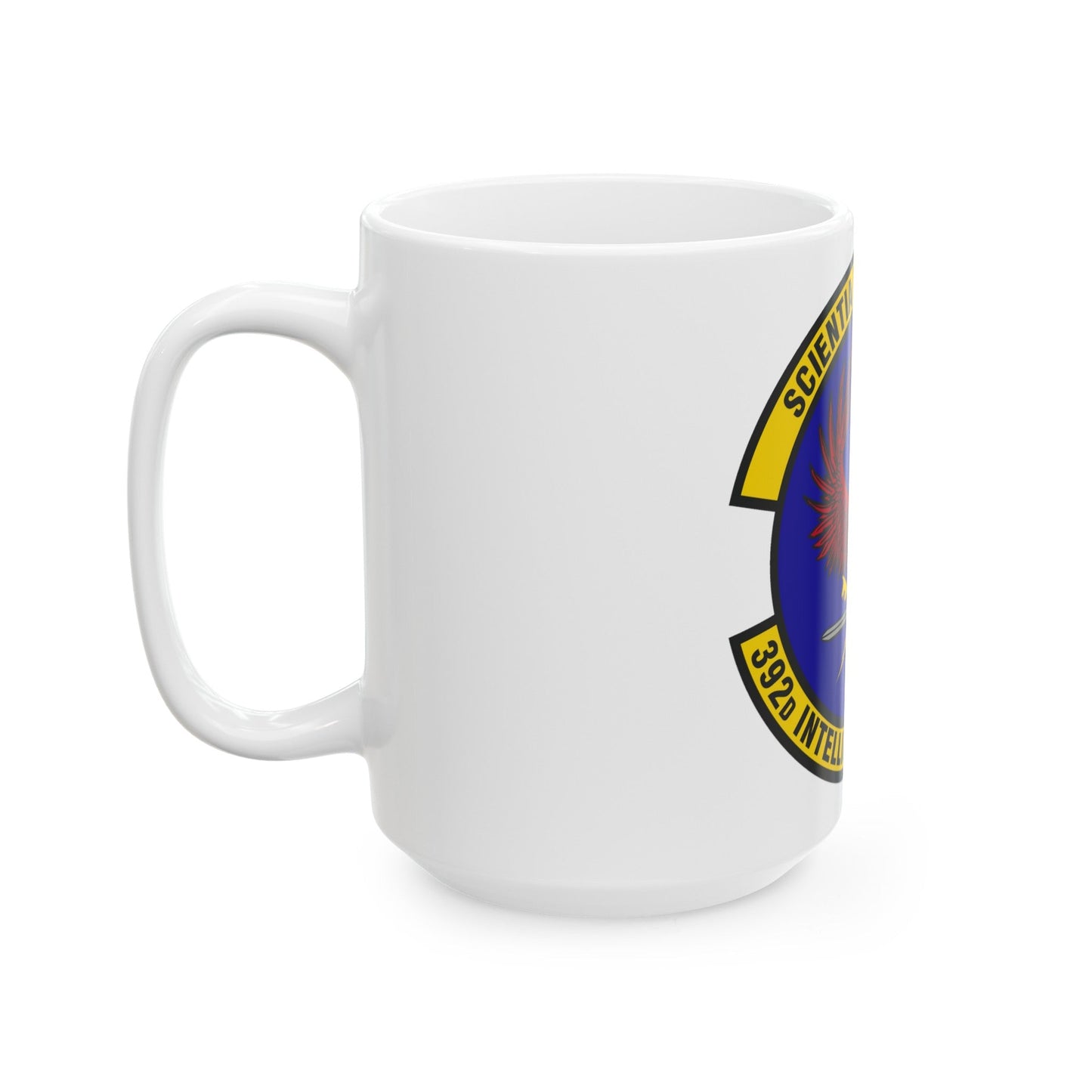 392 Intelligence Squadron ACC (U.S. Air Force) White Coffee Mug-The Sticker Space