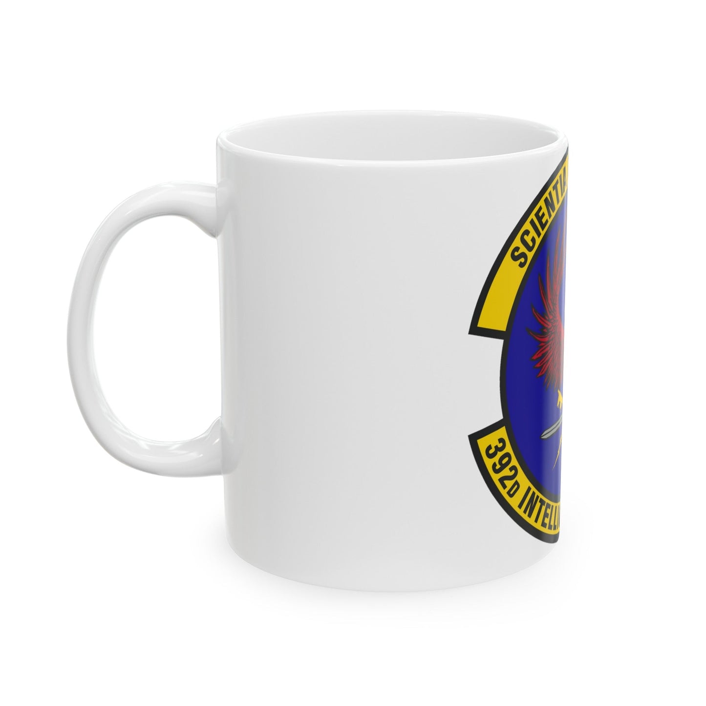 392 Intelligence Squadron ACC (U.S. Air Force) White Coffee Mug-The Sticker Space