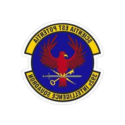 392 Intelligence Squadron ACC (U.S. Air Force) REVERSE PRINT Transparent Die-Cut STICKER - The Sticker Space