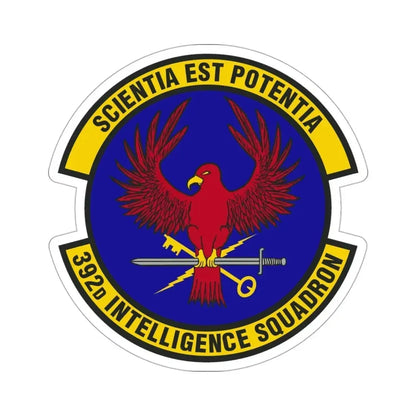 392 Intelligence Squadron ACC (U.S. Air Force) STICKER Vinyl Die-Cut Decal - The Sticker Space
