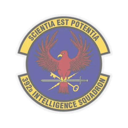 392 Intelligence Squadron ACC (U.S. Air Force) STICKER Vinyl Kiss-Cut Decal 2 Inch Transparent - The Sticker Space