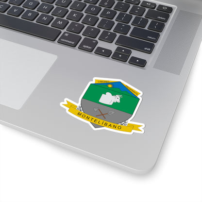 Escudo de Montelíbano (Colombia) (Coat of Arms) STICKER Vinyl Kiss-Cut Decal