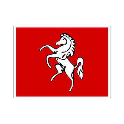 Flag of Kent (England) STICKER Vinyl Kiss-Cut Decal