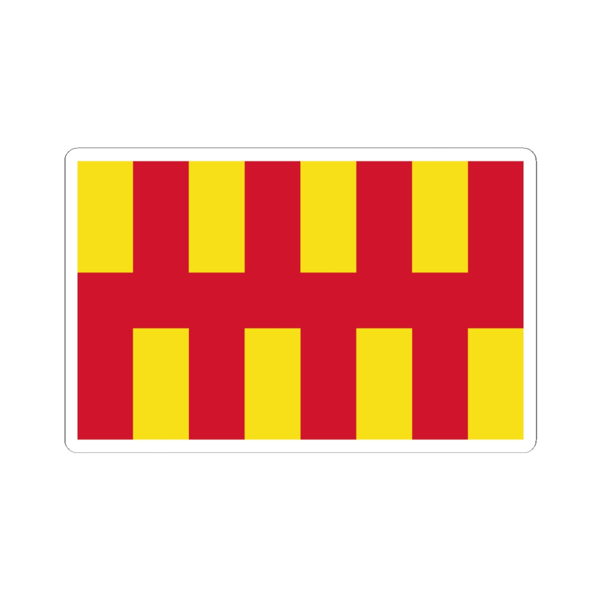 Flag of Northumberland (England) STICKER Vinyl Kiss-Cut Decal