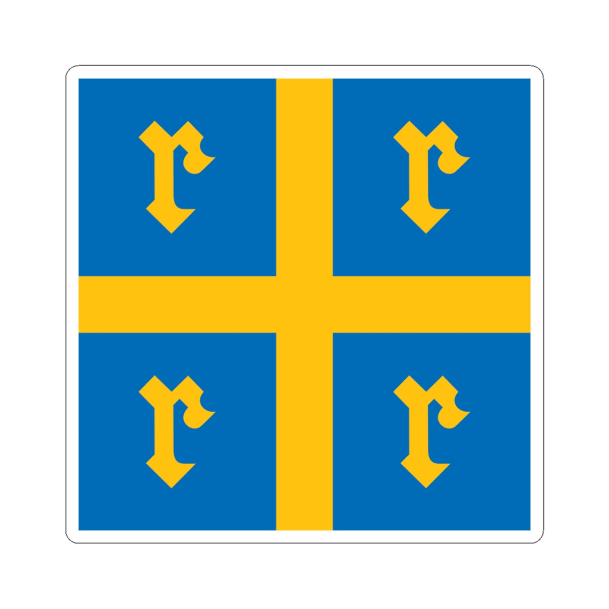Rauma.lippu (Finland) STICKER Vinyl Kiss-Cut Decal