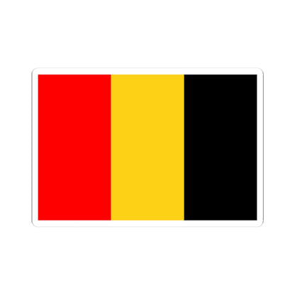 Flag of Besancon (France) STICKER Vinyl Kiss-Cut Decal