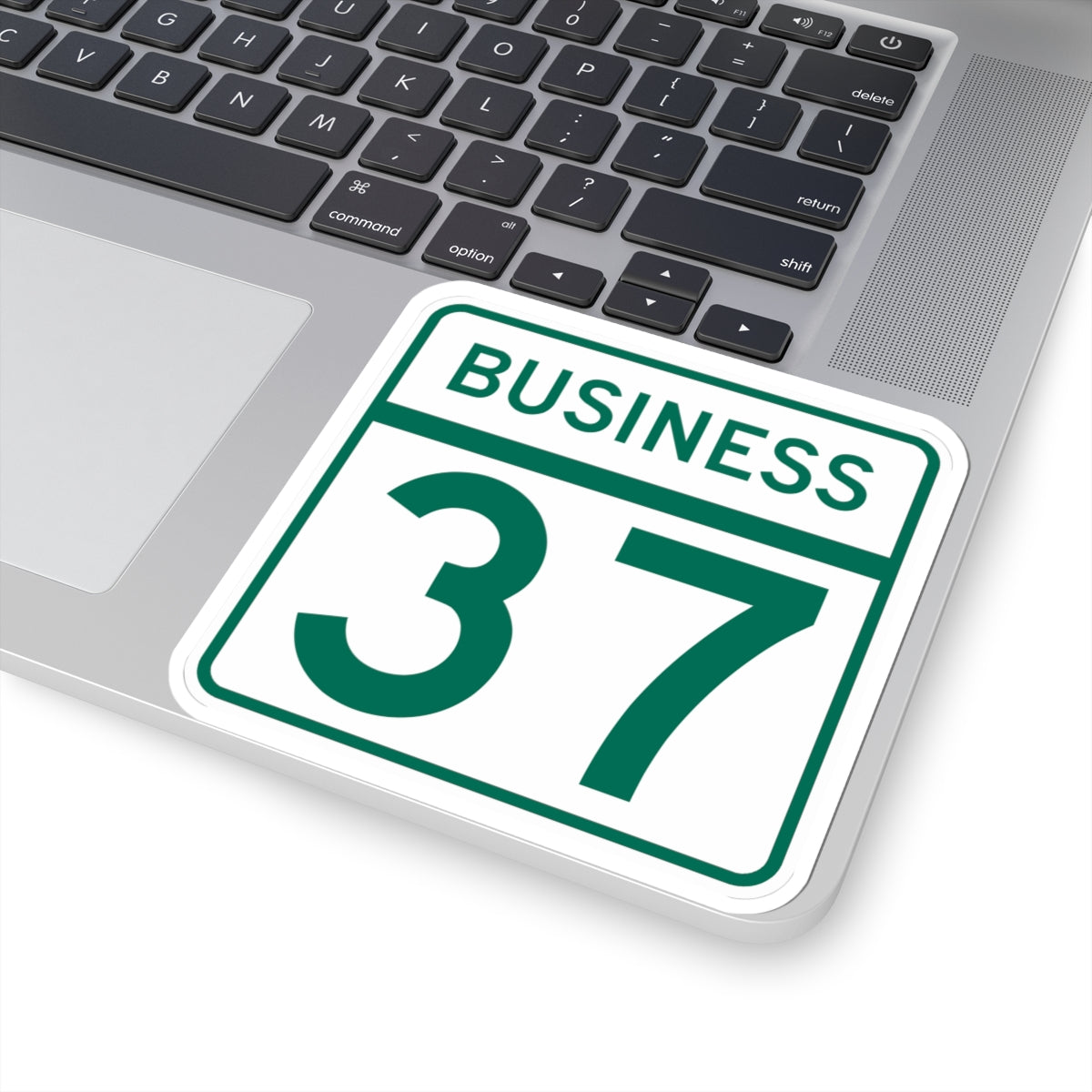 MD Route 37 Business (Maryland) (Road Sign) STICKER Vinyl Kiss-Cut Decal