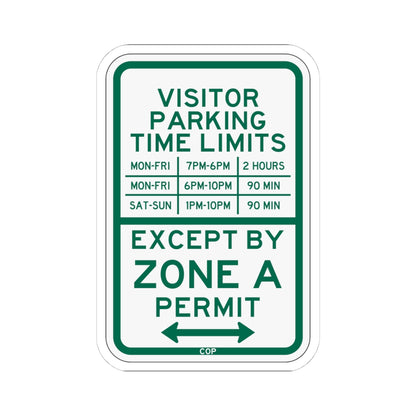 PBOT Road sign P4446A (Oregon) (Road Sign) STICKER Vinyl Kiss-Cut Decal