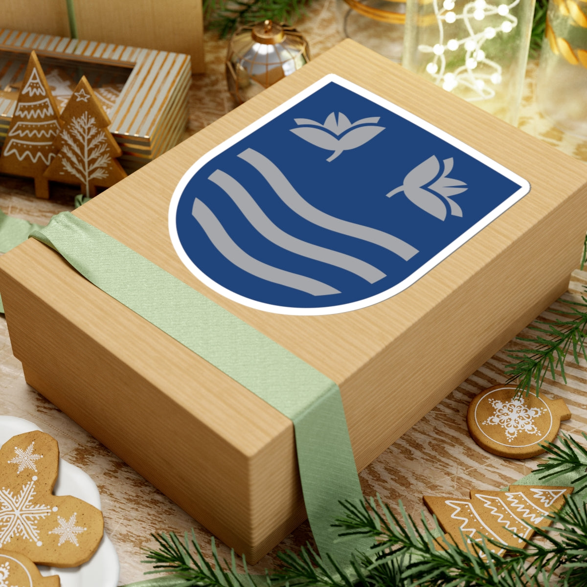 Assens Kommune coa (Denmark) (Coat of Arms) STICKER Vinyl Kiss-Cut Decal