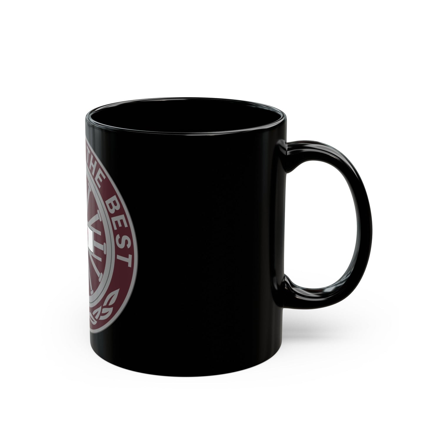 396 Field Hospital (U.S. Army) Black Coffee Mug-The Sticker Space