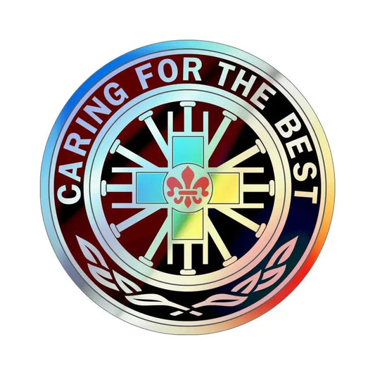 396 Field Hospital (U.S. Army) Holographic STICKER Die-Cut Vinyl Decal 6 Inch Holographic - The Sticker Space