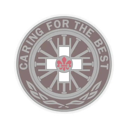 396 Field Hospital (U.S. Army) STICKER Vinyl Kiss-Cut Decal 4 Inch Transparent - The Sticker Space