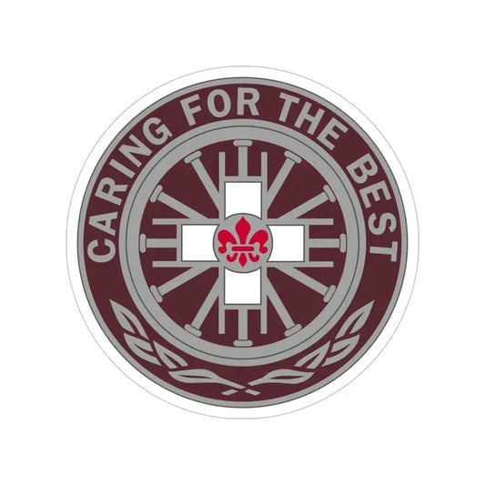 396 Field Hospital (U.S. Army) Transparent STICKER Die-Cut Vinyl Decal 6 Inch - The Sticker Space