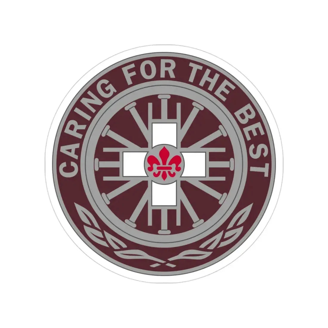 396 Field Hospital (U.S. Army) Transparent STICKER Die-Cut Vinyl Decal - The Sticker Space