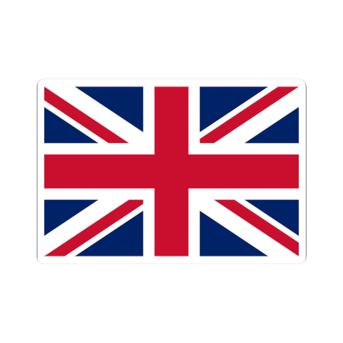Flag of the United Kingdom 2-3 (United Kingdom) STICKER Vinyl Kiss-Cut Decal