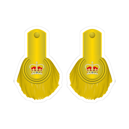 British Army LtCol1810 1855 (United Kingdom) (Military Rank) STICKER Vinyl Kiss-Cut Decal