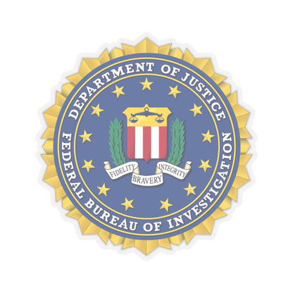 Seal of the Federal Bureau of Investigation - STICKER Vinyl Kiss-Cut Decal